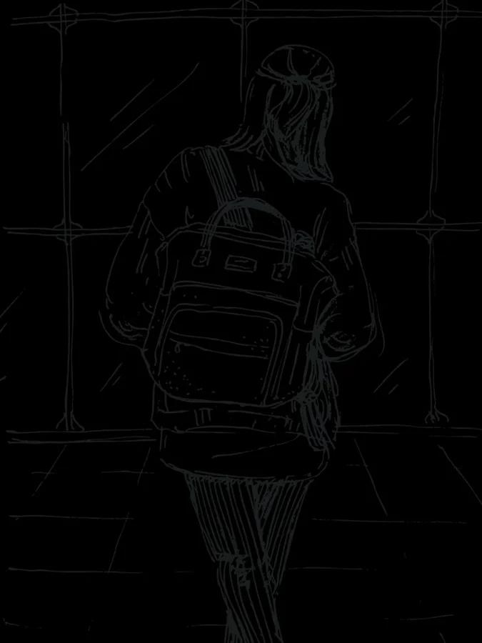 Student with backpack โ staff and student life on campus